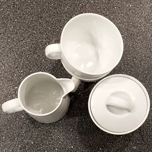 Crate&Barrel Roulette Tea/Coffee Set